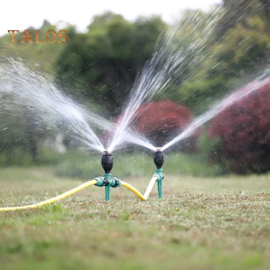 360-Degree Rotating Lawn Sprinkler with Stake Large Area Coverage Adjustable Garden Yard Sprinkler Efficient Stable Irrigation Tool