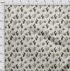 oneOone Georgette Viscose Dark Olive Green Fabric Cactus Sewing Material Print Fabric By The Yard 42 Inch