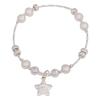 Korean Style S925 Sterling Silver Pearl Star Bracelet - Women's Fashion, Light Luxury Beaded Gift for Best Friend
