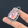 Birthday Gift For Her Natural Rhodochrosite Gemstone Pendant 925 Sterling Silver