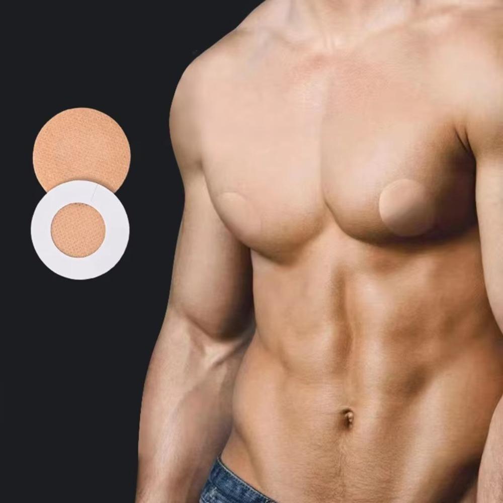 10 Pairs Pasties Men Adhesive Stickers Tape Anti-bulge Sticker 2025 Running Nipple Cover  Men/Women