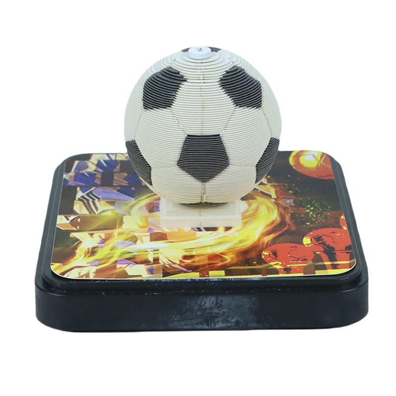 

2026 Desk Calendar Basketball Football Sculpture 3D Tear-Away Calendar Paper Carving Art Memo Pad Gift Home Desktop Decoration as the picture