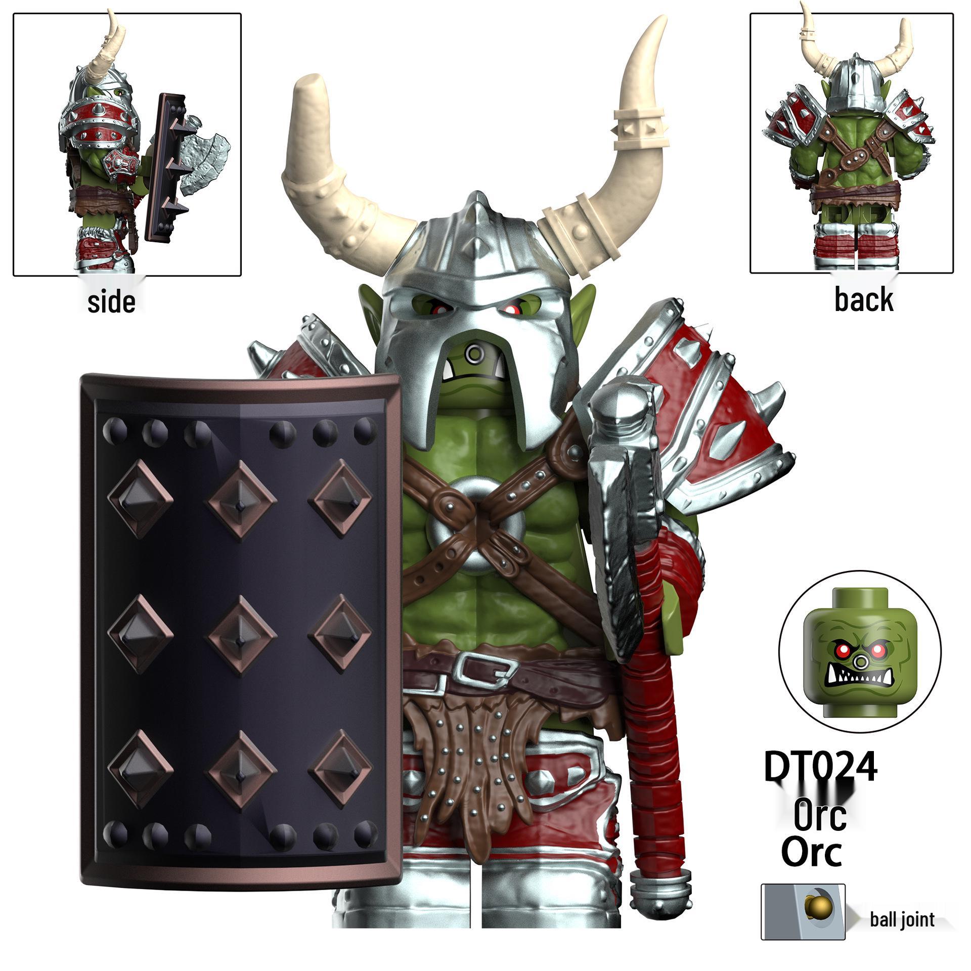 DT8905 Warcraft Series Orc Building Block Figure Toy Set