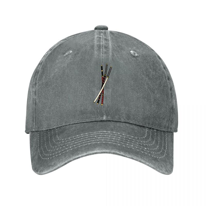 Vintage Crossed Arrows Logo Washed Cotton Baseball Cap Classic Dark Gray Adjustable Fit Unisex Streetwear Style Hat