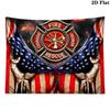 Firefighter Fire Rescue Wall Tapestry Aesthetic Wall Hanging Printed Fabric Blanket Decorative Tapestries for Bedroom Living Room Home Decor