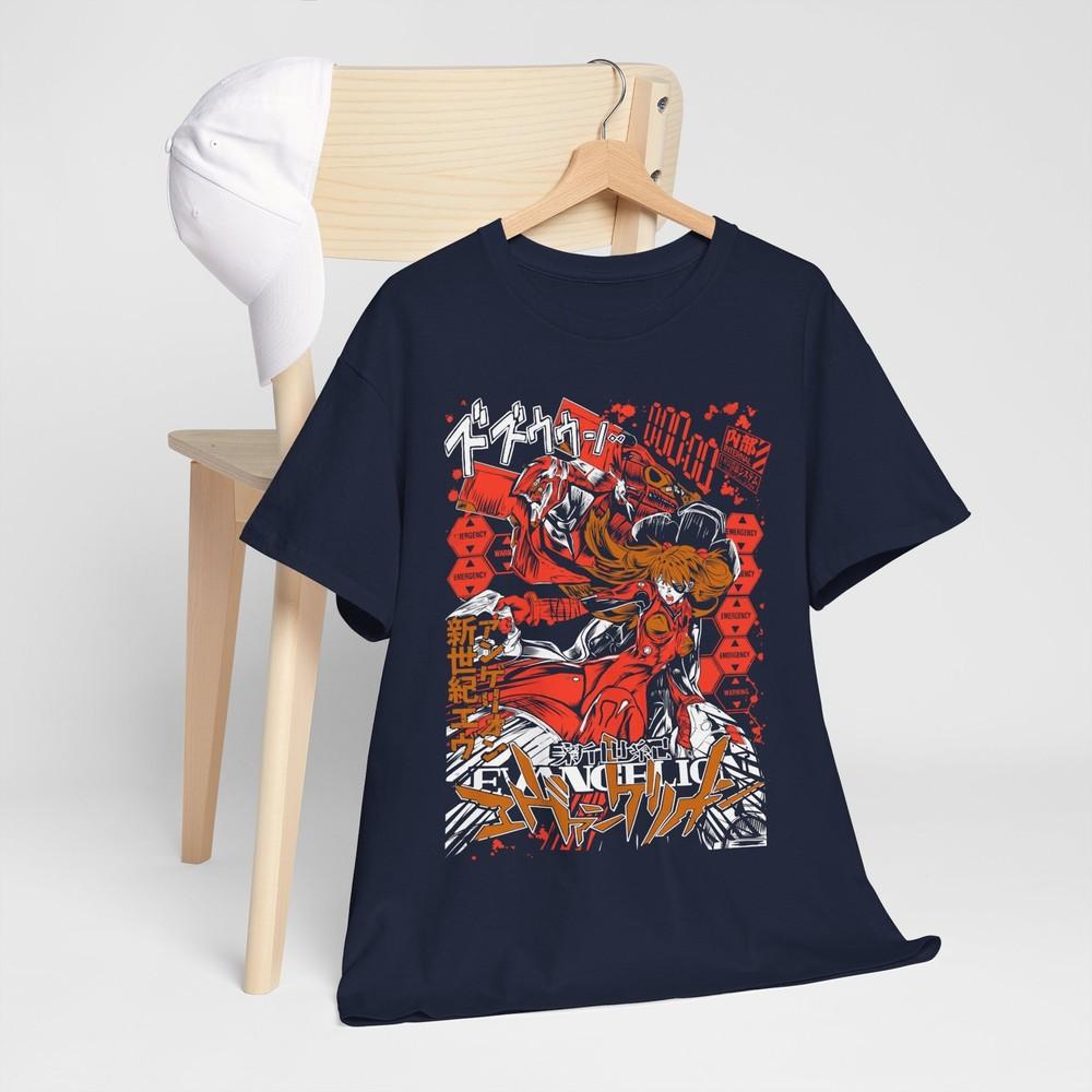 Neon Genesis Evangelion Tshirt Eva Unit 01 Japanese Black Anime Shirt All Size M