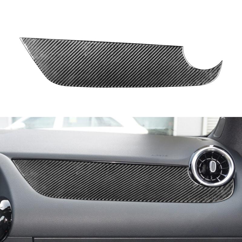 For Mercedes Benz GLB + B Class W246 + LHD/RHD Outlet Vent Frame Steering Wheel Panel Door Handles Carbon Fiber Sticker