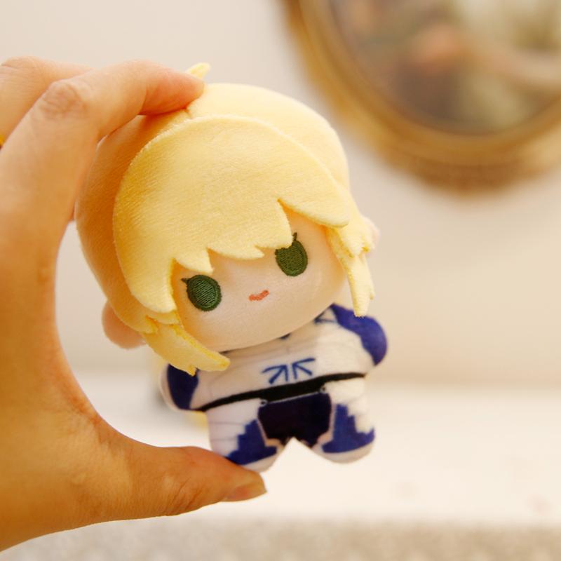 10cm Anime Reverse: 1999 Ezra Theodore Cartoon Plush Stuffed Cotton Doll Starfish Body Cosplay Toys Dolls Pendant Keychain Gift