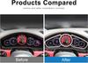 Armaturenbrett-Panel-Verkleidung Kompatibel mit Porsche Cayenne 2018-2020 Silberne Armaturenbrett-Rahmenabdeckung