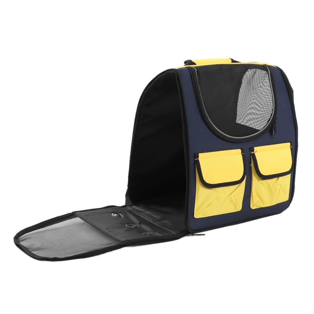 Pet Backpack Foldable Breathable Large Space Portable Travel Doghouse for Traveling Hiking for