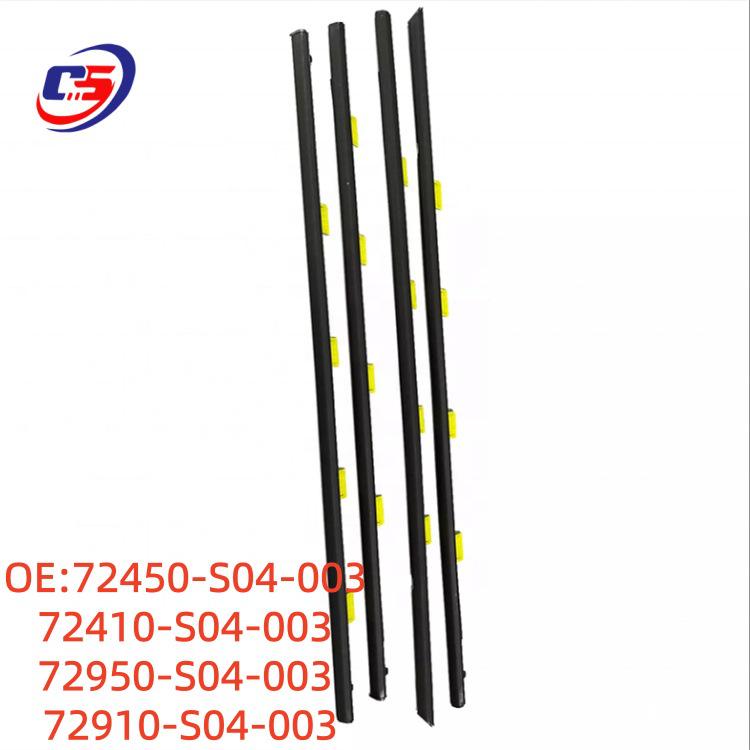 Honda Civic 1996 Door Window Glass Outer Water Deflector Sealing Strip 72410-S04-003