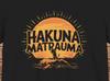 Hakuna Matrauma T-Shirt: Funny Mental Health Humor, Trauma Survivor Tee