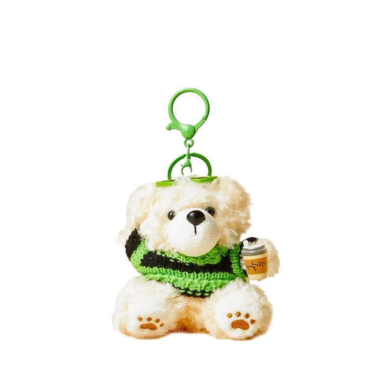 Niche Baking Bear Bag Pendant High-end Plush Toy Doll Schoolbag Pendant Cute Keychain