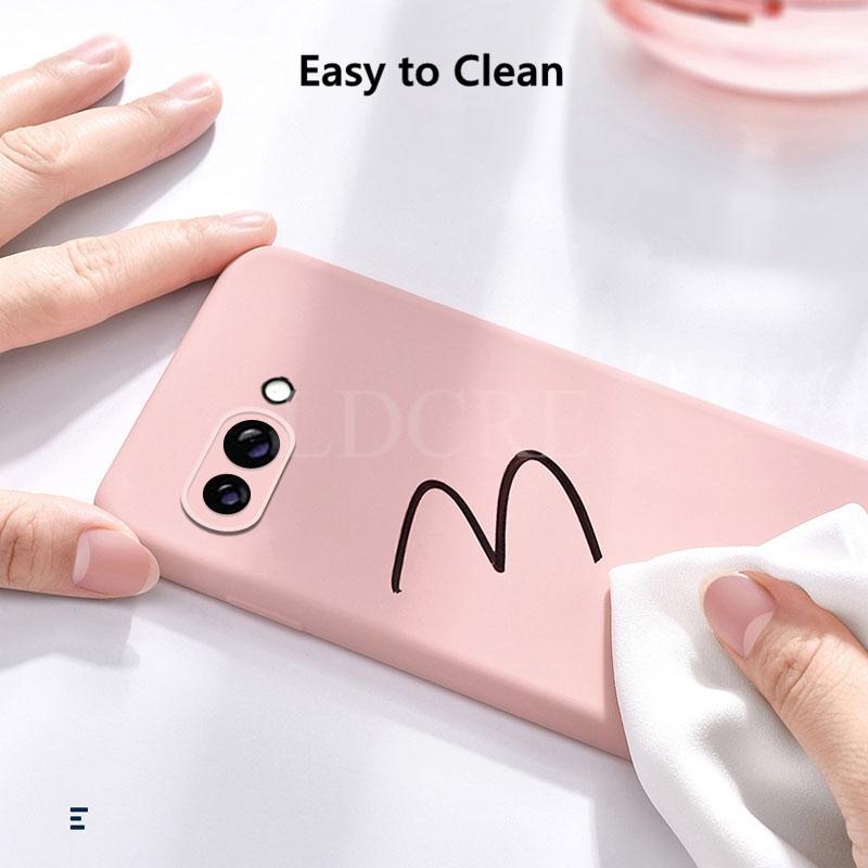 Liquid Silicone Cover For Google Pixel 9a Case Plain Coque Google Pixel 9a Cover TPU Rubber Phone Protector Case Pixel 9 a Cover