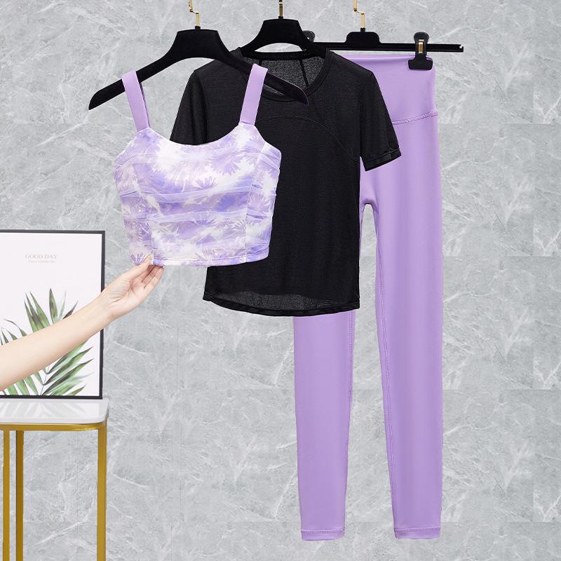 2025 Women's Sexy Sports Camisole Yoga Bra Set - Summer Fitness & Running Vest