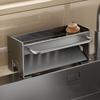 Self-draining Sink Drain Rack Carbon Steel Sink Stand Multifunctional Sink Sponge Holder  Bathroom