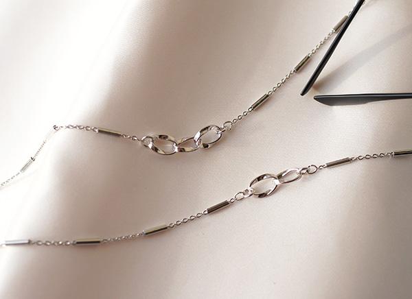 Teulejyu Mini Bar Shape Link Glasses Chain