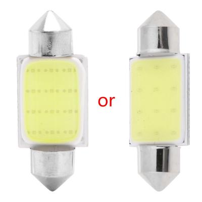 4pcs 42mm 6 SMD COB LED White Festoon CANBUS PLASMA interior bulb 12V DC
