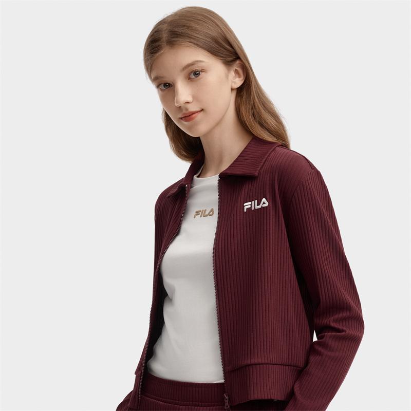 New FILA Knitwear Women's Craft Burgundy F11W439502FWI