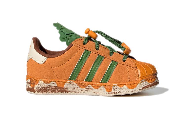 Melting Sadness X Adidas Originals SUPERSTAR 360 Comfortable Abrasion Resistant Low Top Skateboard Shoes Earth Yellow GX3961