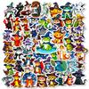 56 Cartoon Animal Wizard Graffiti Stickers Do Not Repeat Creative Cute Animal Waterproof Decorative Stickers