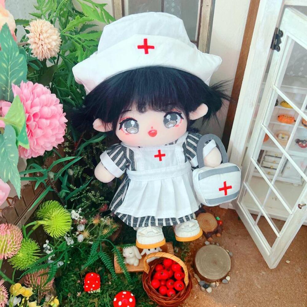 Nurse Dress Set 20CM Cotton Doll Clothes Replacement Plush Toys Clothes 20cm Cotton Doll