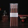 4 Pieces/box Straight Candles 2.2*25cm Color Western Restaurant European Red and White Long Candles 2 Pieces