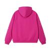 Young Thug Style Foam Letter Hoodie - Pink Hip-Hop Sweatshirt for Couples