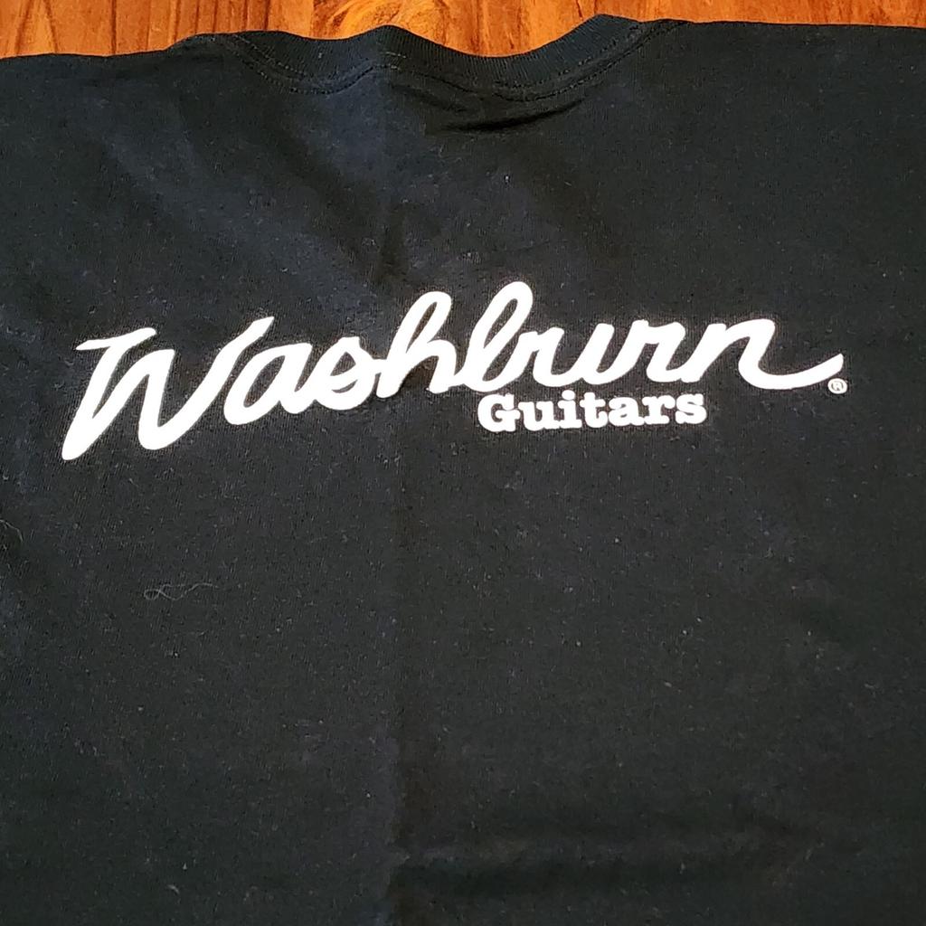 Washburn Guitars Tee XL Electric Acoustic Banjo Music Artists USA Gildan
