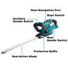 PATUOPRO 480MM Electric Hedge Trimmer Cordless Dual-blade Garden Shrub Pruning Shear Handheld Power Tool For Makita 18V Battery
