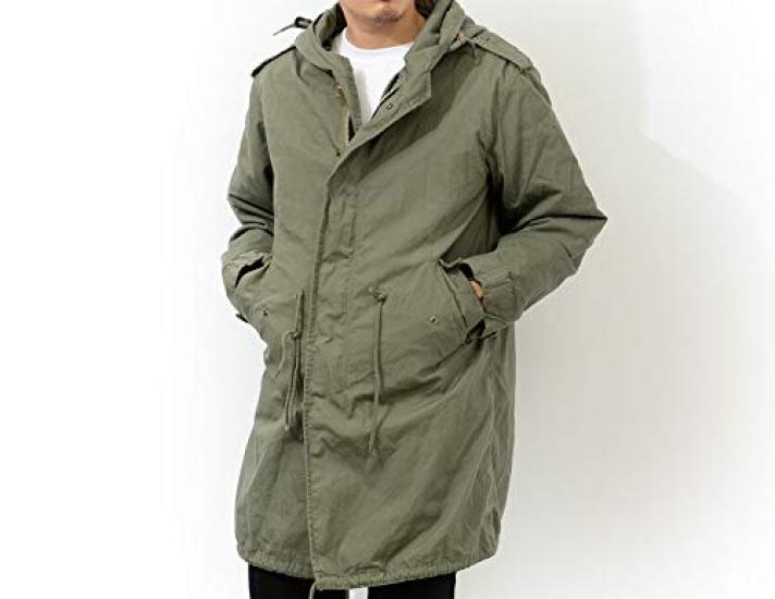 Houston Mod Coat with Mod Military Business 5409 M-51 Liner, Parka, Jacket, Coat, Outerwear,
