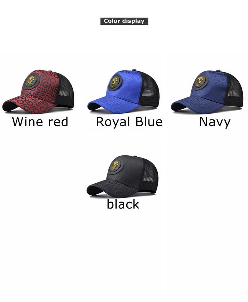 Trend Cap Baseball Retro Label Letter Graffiti Duck Tongue Cap Material Cotton
