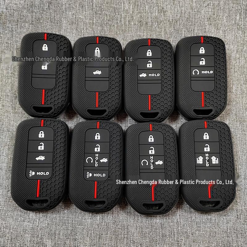 Silikon-Schlüsselhülle für Honda: Civic, Accord, CR-V, XR-V, Fit, Crown, Road und mehr.