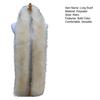 Women Long Scarf Solid Color Thickened Scarf Imitation Fox Fur Versatile Soft Scarf Winter Outdoor Wear