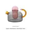 Compact High-Temp Resistant Glass Tea Pot with Filter and Electric Ceramic Stove Compatibility