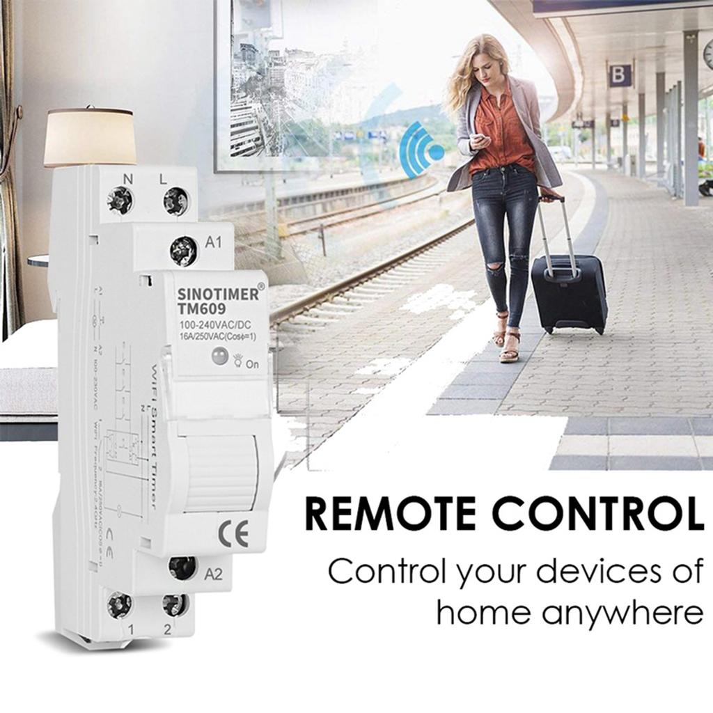 Sinotimer Tm609 Wifi Smart Timer Switch Tuya App Remote Control