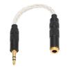 4.4mm Balanced Female To 3.5mm Stereo Male Adapter Cable Gold Plated Connectors Portable Headphone