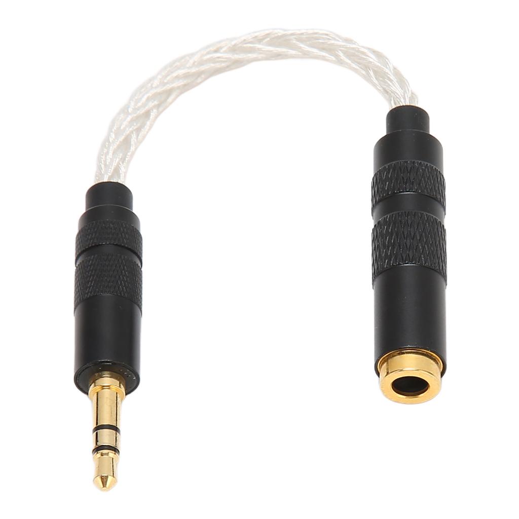 4.4mm Balanced Female To 3.5mm Stereo Male Adapter Cable Gold Plated Connectors Portable Headphone