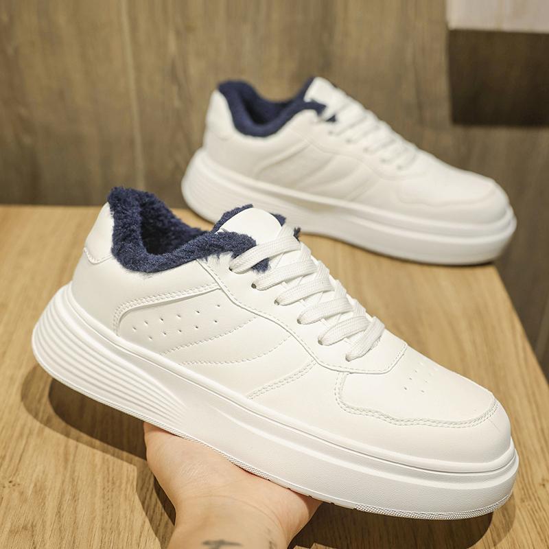 2026New Warmth-Increasing Casual Flat Shoes Comfortable Retro Men's Leather Casual Shoes Outdoor Warm Non-slip Casual Shoes