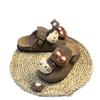 New KT Birkenstock Cartoon Cat Slippers for Girls – Cute, Comfortable, Closed-Toe Outdoor Shoes