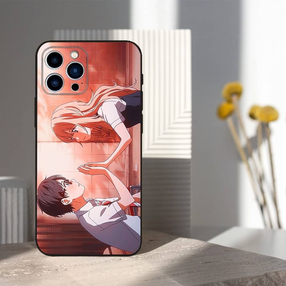 Hot YOUR LIE IN APRIL Comic Phone Case For iPhone 16,15,14,13,12,11 Plus,Pro Max,XS,X,XR,SE,Mini,8,7,Soft Silicone Black Cover