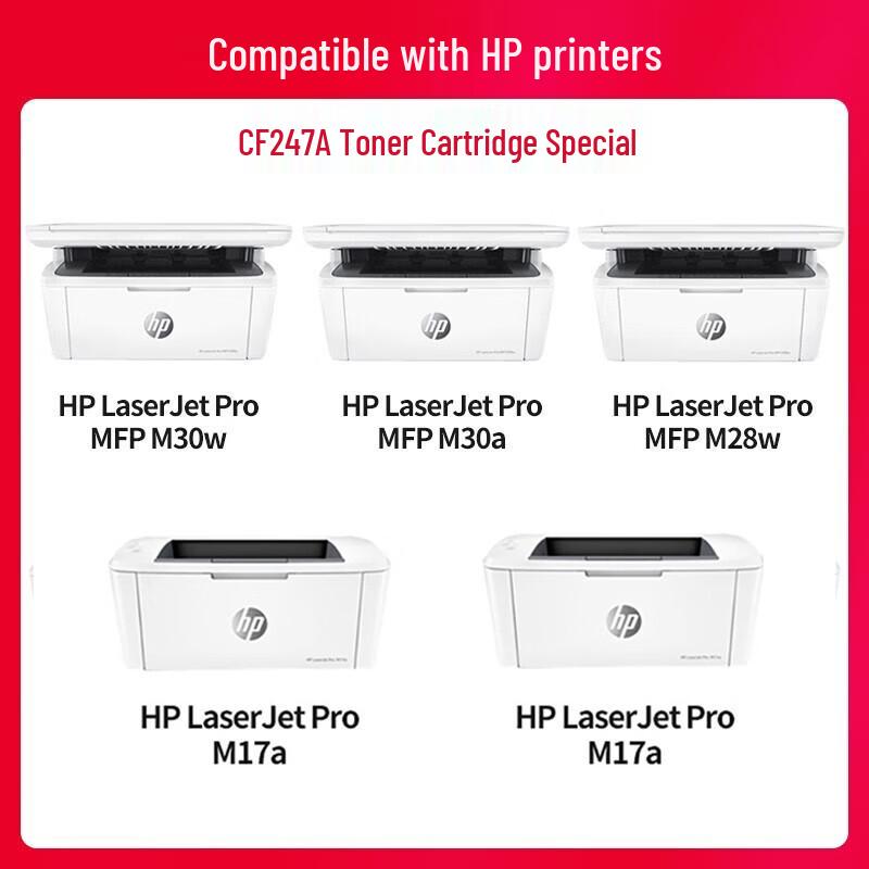 Jingcheng CF247A Chip-less Toner Cartridge for HP LaserJet M30/M17 Series