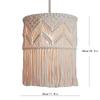 1Pc Chandelier Chic Macrame Bohemia Lampshade Woven Lamp Shade Hanging Lamp Cover Tapestry Decor Pendant Light Cover