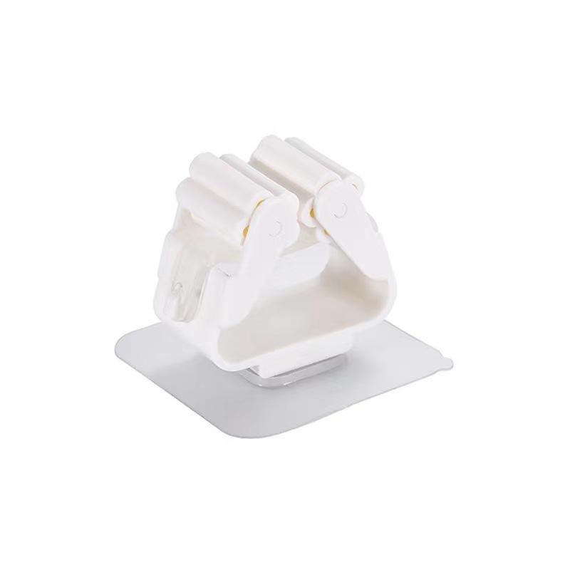 2 STUKS OF 4 STUKS Mop Opbergrek Badkamer Zuignap Hangen Pijp Spoorloos Mop Klem Bezem Hanger Wandmontage Waterdicht Moprek