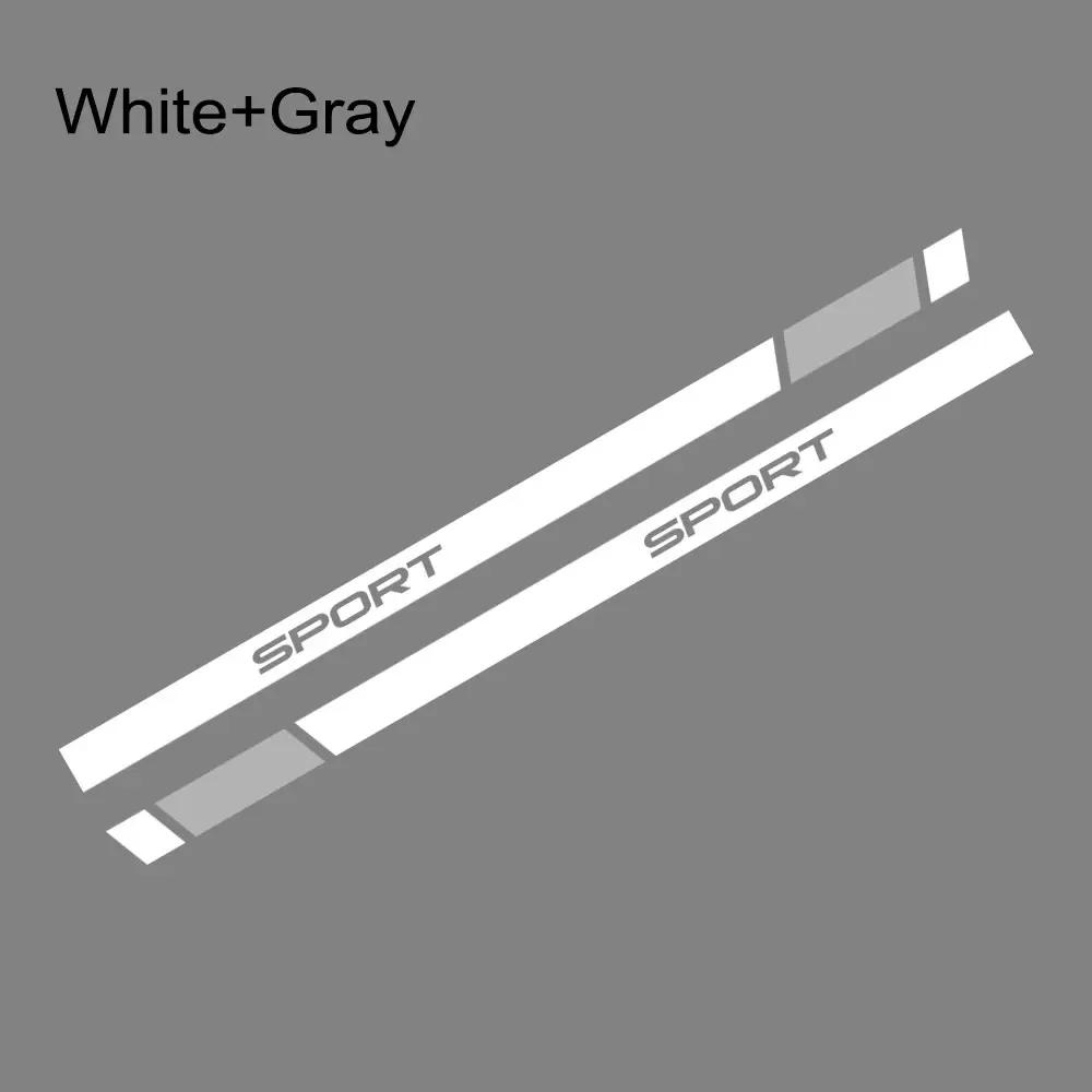 For Tesla Model Y 2PCS Car Door Side Stickers PVC Car Decorative Decals Waterproof Vinyl Film Auto Exterior Styling Accessories
