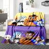 1Pc Fnaf Horror Night Poster Blanket For Couch Bed Plush Cozy Fuzzy Blanket Super Soft Warm Blankets For Fall And Winter 0918219