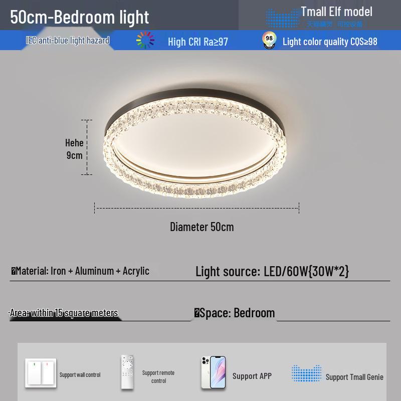 Italian Luxury Ceiling Lamp Set: 2025 Modern Atmospheric Design for Living Room