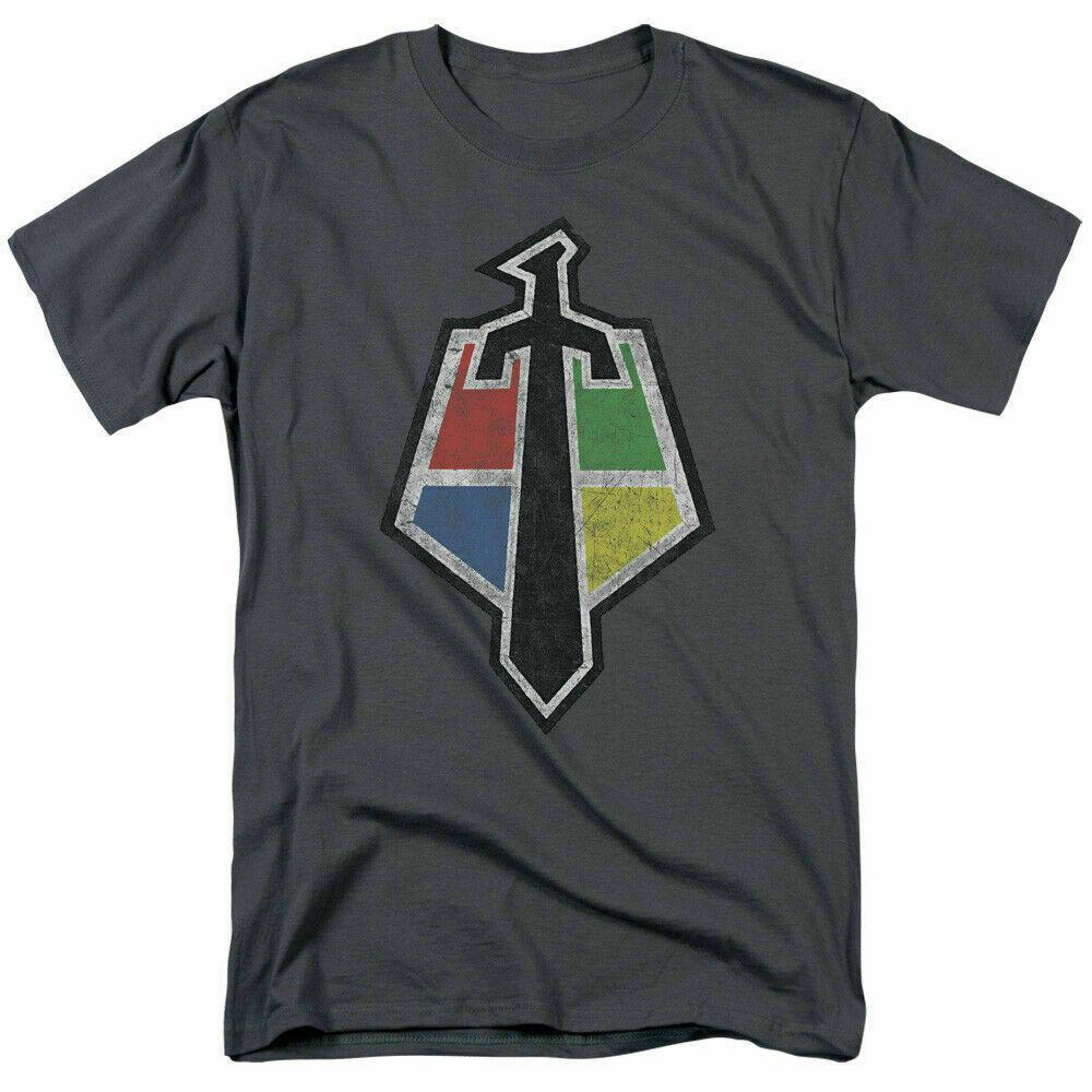 26 Voltron Sigil T Shirt Mens Licensed Cartoon Merchandise Charcoal Unisex T-Shirt S