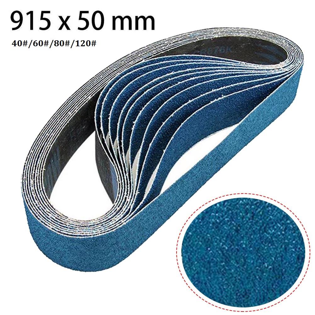 Brand New Sanding Belt 915×50mm / 36*2Inch Blue Finishing Stainless Steel Polishing Zirconium Corundum For Sanding