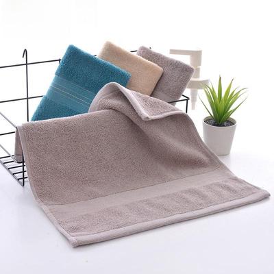 Einfarbiges weiches Baumwoll-Babyhandtuch - 35x35 cm, Saugfähig für Gesichtswäsche & Speichel, Ideal für Kinder